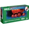 Image de Locomotive Rouge Puissante à piles BRIO - Circuit de train en bois - Ravensburger - Dès 3 ans - 33592