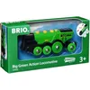 Image de Locomotive Verte Puissante à Piles - BRIO - Circuit de train en bois - Accessoire son & lumière - Dès 3 ans