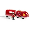 Image de Train de Voyageur Rechargeable BRIO - Circuit de train en bois - Ravensburger - Rouge - Mixte dès 3 ans