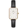 Image de Montre Femme - DANIEL WELLINGTON - Quadro Sheffield - Cuir Noir - Quartz - Analogique