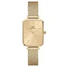 Image de Montre Femme DANIEL WELLINGTON QUADRO UNITONE en Acier Doré