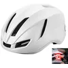 Image de Casque de vélo avec lumière LED - AUCUNE - Casque de VTT pour homme et adulte - Avec feu arrière de charge - 56-60 cm - Blanc