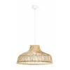 Image de Suspension - BALI - Blanc - Métal - Rotin - 1 ampoule E27 60W