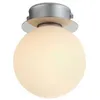 Image de Mini applique/plafonnier 1 lampe culot G9 métal chromé verre blanc - Markslojd - Mini