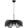 Image de Suspension florale 1xE27 max. 40W Ø75 cm Noir et verre fumé - Markslöjd - Styrka