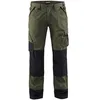 Image de Pantalon de travail Paysagiste Blaklader polycoton - Vert Armée / Noir