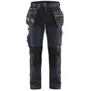 Image de Pantalon de travail artisan + stretch bleu marine/noir T42 - BLÅKLÄDER - 159918608699C48