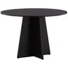 Image de Table à Manger Ronde Bootcut 110cm Noir