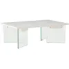 Image de Table basse 120 x 80 cm pieds en verre Ester