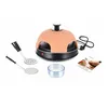 Image de Four à pizza Emerio - PO-115984 - 1200 W - 6 personnes - Terre cuite et noir