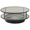 Image de Table basse en verre ronde Falsterbo Noir