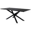 Image de Piazza Table à manger 90x180cm noir.