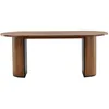 Image de Table de repas ovale Bianca 200 x 90 cm naturel Naturel