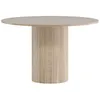 Image de Table ronde en MDF Bianca 110 cm naturel