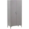 Image de Armoire 2 portes en acier Piring gris clair