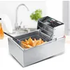 Image de Friteuse Électrique - OMABETA - FLB800 - Acier Inoxydable - 6 Litres - Température 200°C