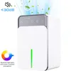 Image de Déshumidificateur 1200MLDéshumidificateur dAir Electrique Silencieux Portable Compact Arrêt Automatique et Lumière LED Colorée