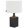 Image de Lampe à poser By Rydéns Woody - black/white - Noir - 41x25 cm