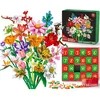 Image de Calendrier de lAvent de Noël Bouquet Block 2025 24 jours de Noël Boîte surprise Daisy