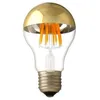 Image de Ampoule LED E27 Filament 7W A60 Reflet Or - Blanc Chaud 2300K - 3500K - SILAMP