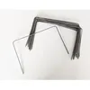 Image de Lot de 10 Large XL Agrafes 30cm par 20/20cm fixation Métal pour toile de paillage ou geotextile avec pointes biseautées
