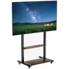 Image de UNHO Support TV sur Pied à Roulettes Meuble TV 40 à 100 Pouce écran/LCD/LED/Plasma Max VESA 800x600 mm