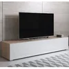 Image de Meuble TV - DESIGN AMEUBLEMENT - Luke H2 - Porte(s) - Sonoma e blanc - Brillant
