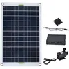 Image de Dilwe pompe de fontaine solaire Kit de pompe à eau solaire 50W panneau 800L/h 12V à faible bruit DC écologique Durable en