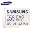 Image de SAMSUNG Carte Mémoire 256 Go Micro SD EVO Plus 130 Mo/s étanche Antimagnétique MB-MC256KA/CN Garantie Authentique