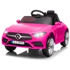 Image de Voiture électrique enfant - LALAHO - Mercedes-Benz CLS 350 - 12V - Rose - 90x60x40 cm