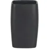 Image de RETRO Gobelet salle de bain - 11x7x7cm - Noir