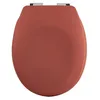 Image de Abattant wc Thermo dur avec frein de chute NEELA Terracotta mat - Charnières ABS Chromé Spirella