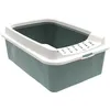 Image de Bac à litière avec rebords - ROTHO MYPET - BONNIE - 57.2 x 39.3 x 20.9 cm - Vert