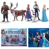Image de Figurines - DISNEY - Frozen Reine des Neiges - Lot de 6 - Plastique - 6-9 cm