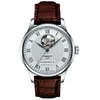 Image de Montre - TISSOT - Le Locle powermatique 80 - Cuir marron - Verre saphir - Automatique