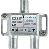 Image de Axing splitter distributeur repartiteur 2 voies sorties pour FM CATV télévision numérique par câble 5-1218MHz - BVE