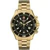 Image de Montre Chronographe Homme Swiss Alpine Military 7040.9117SAM - Quartz - Doré