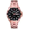 Image de Montre - Swiss Alpine Military - SAM7043.1167 - Quartz - Acier inoxydable - 42 mm - Noir - Or rose
