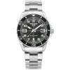 Image de Montre Homme - Swiss Alpine Military - Raptor SAM7029.1134 - Quartz - Acier inoxydable - Noir