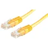 Image de Câble réseau CAT6 non blindé VALUE - Jaune - 1m