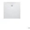Image de Laufen - Pro Receveur de douche en gel coat Marbond extra-plat carré évacuation sur le côté 90x90 Blanc mat (H2109560000001)