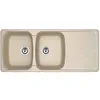 Image de Évier à deux cuves avec égouttoir - Franke - AZG 621 - Rectangulaire - Réversible