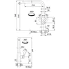 Image de Mitigeur de cuisine - FRANKE - FC 0442 - Mythos - Douchette extractible - Bec pivotant 360° - Noir