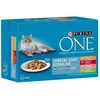 Image de Aliment Pour Chat Stérilisé One Spécial Chat Stérilisé Effilés En Sauce :B?uf Poulet Saumon Dinde 8 X 85g en occasion ou reconditionné