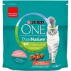Image de PURINA ONE Croquettes au saumon avec de la Spiruline DualNature - Pour chat adulte stérilisé - 14 kg