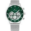 Image de Montre - Tommy Hilfiger - 1710567 - Acier inoxydable - Résistant à leau 5 bar - Cadran vert
