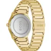 Image de Montre - Boss - 1514077 - Acier Doré - Cadran Noir - Étanchéité 3ATM