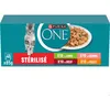 Image de PURINA ONE Chat Stérilisé - Multivariétés - 40 x 85 g - Sachets fraîcheur pour chats adultes