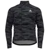 Image de Maillot de cyclisme homme manches longues Odlo - ZEROWeiHT CERAMIWARM - Graphite grey / black