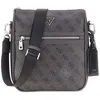 Image de GUESS Sac à épaule bandoulière gris foncé noir pour homme - Milano Crossbody Bag 2 Black / White 325156